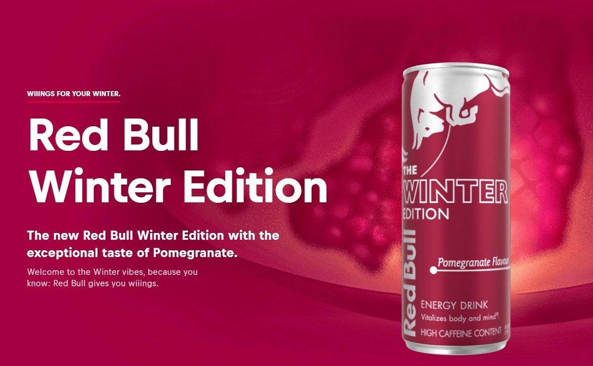 Get wiiings for Your Winter with Red Bull Winter Edition Pomegranate