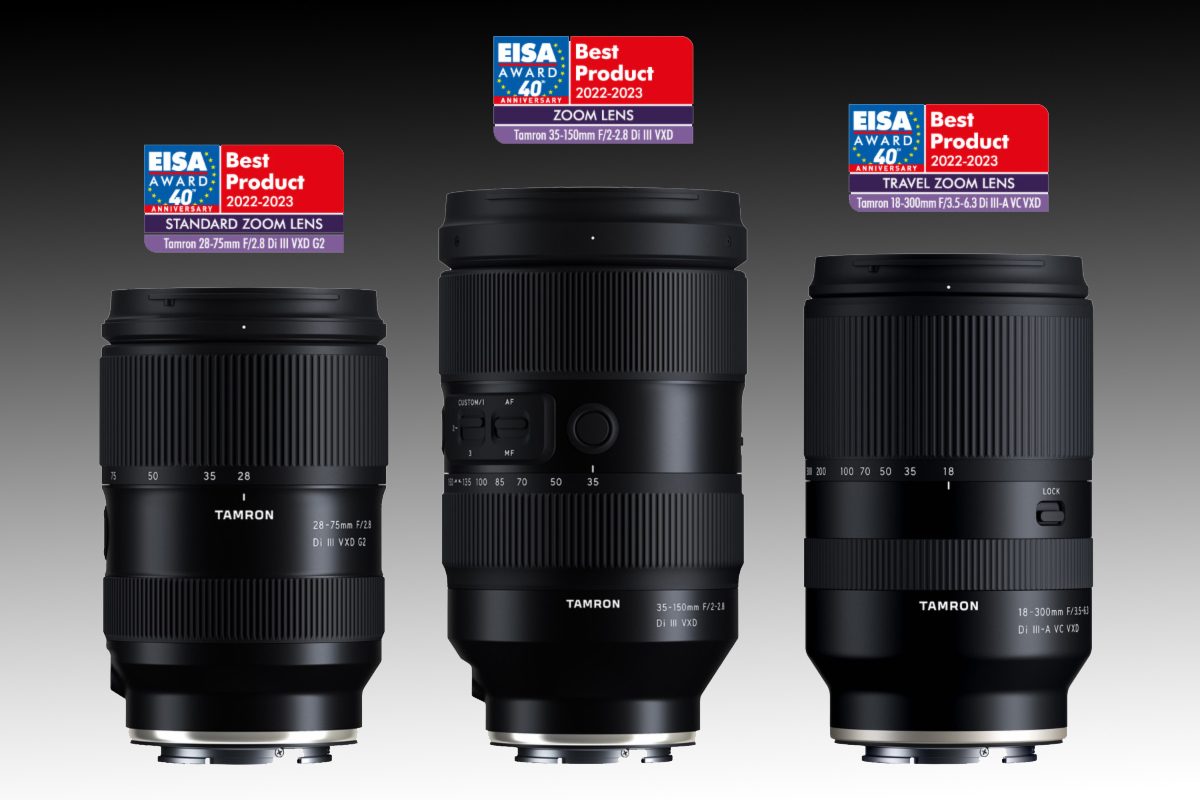 Tamron EISA award winning lenses