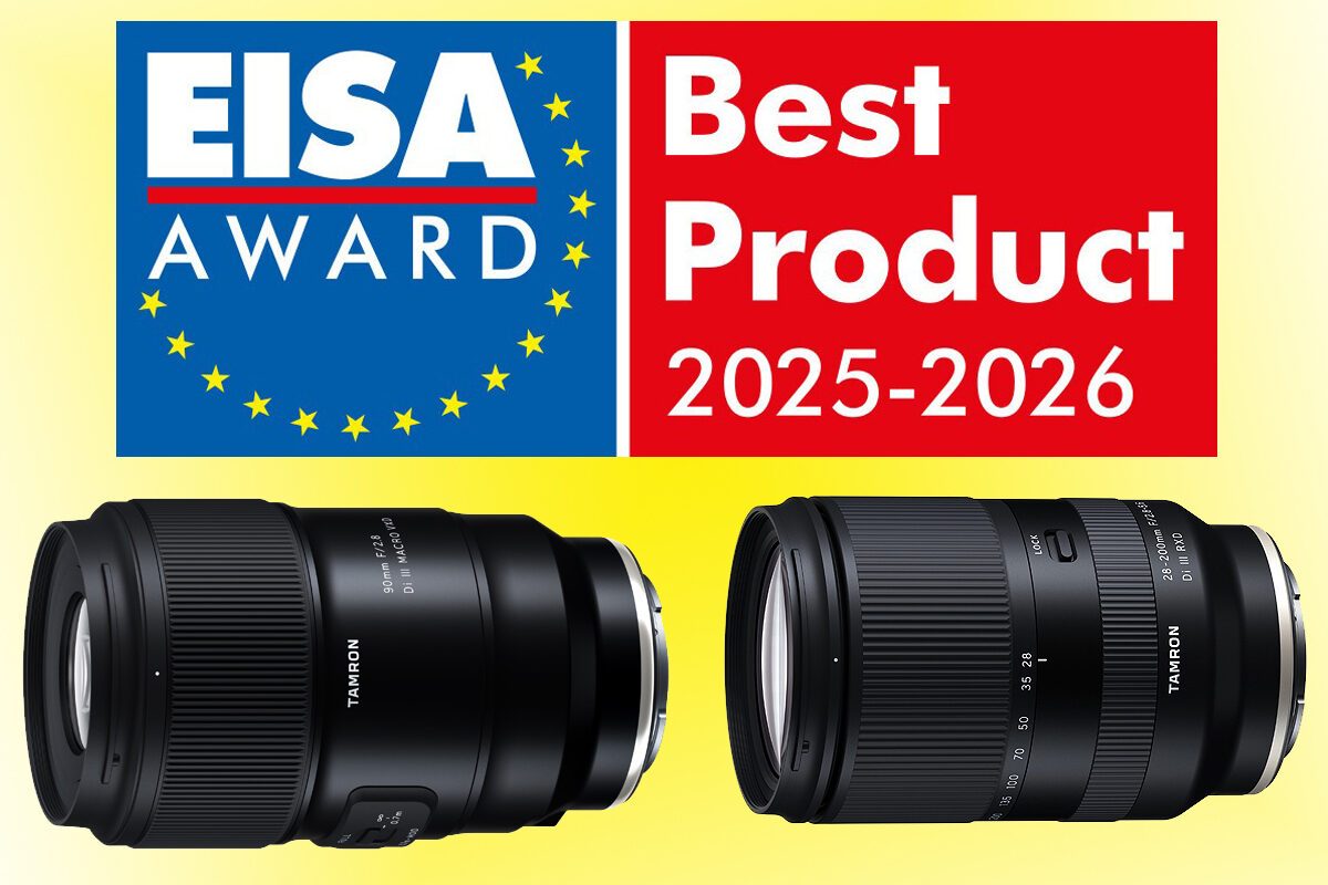 Tamron Lenses Awarded with Two Prestigious 2025-2026 EISA Awards