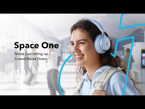 Soundcore Space One Active Noise Cancelling Headphones - Latte Cream for  sale online