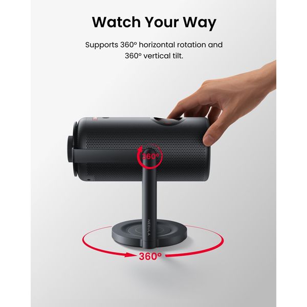 Nebula Capsule 3 Mini Projector with Gimbal Stand