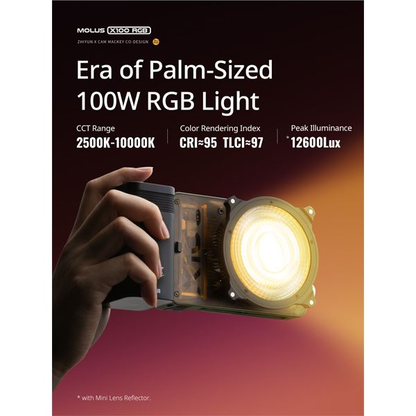 Zhiyun Molus X100 RGB COB Light Pro Kit