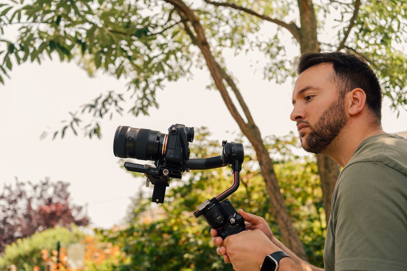 Tamron lens mounted on a Sony camera