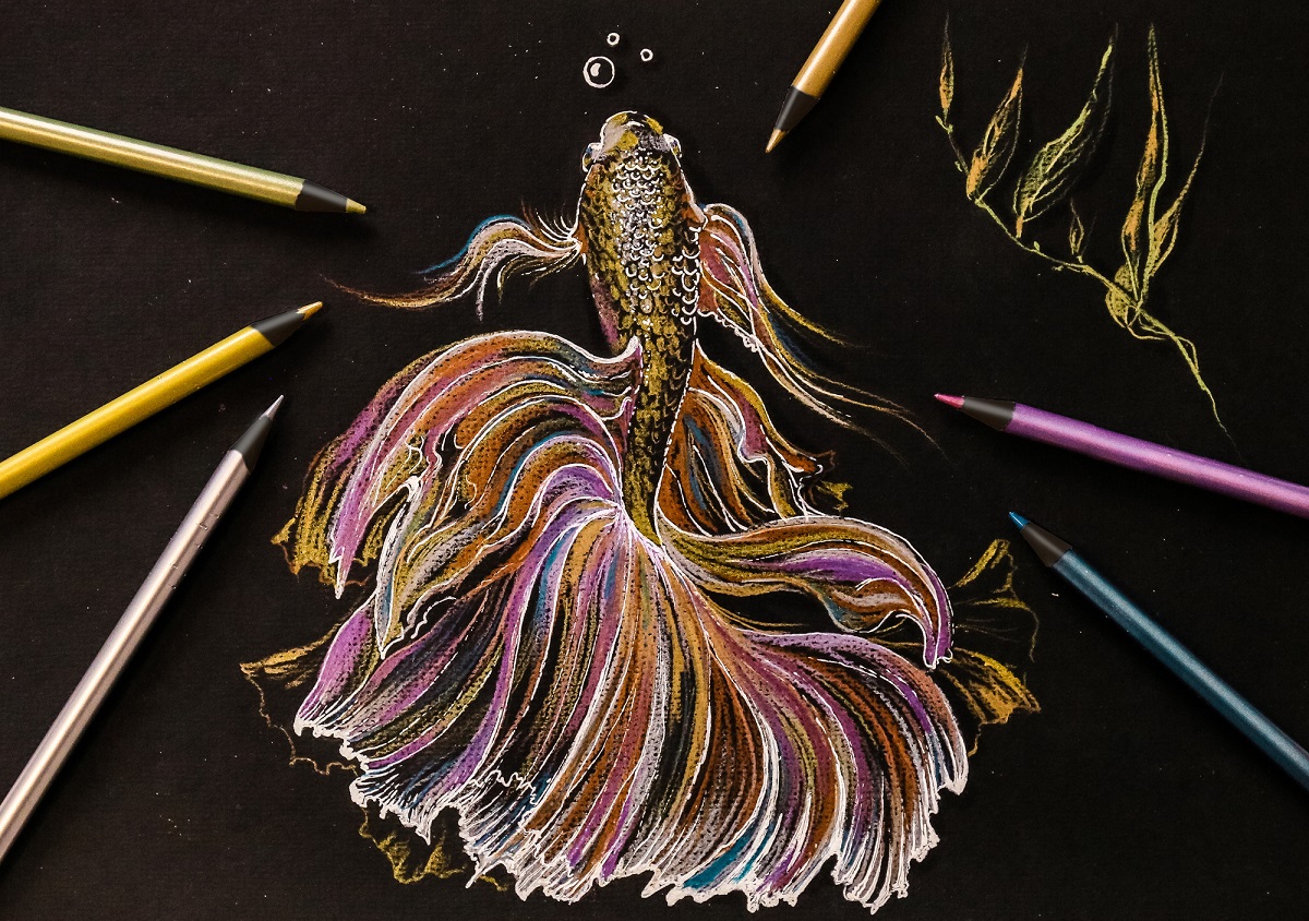 Kores Style Metallic Colouring Pencils