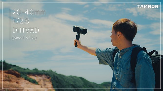 The 20-40mm F2.8 on a gimbal